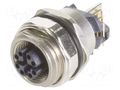 M12 Cat6A receptacle angl.female back HARTING 21033814809