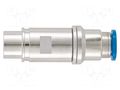 Contact; female; with cut-off valve; pipe OD Ø10mm; brass HARTING 09140006468