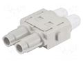 Connector: HDC; module; male; Han-Modular®; PIN: 2; w/o contacts HARTING 09140023025