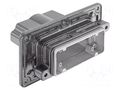Enclosure for connectors: HDC; size 16B; Han® HPR; straight; M25 HARTING 19400161134