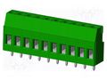 Connector: PCB terminal block; terminal; VI; 16A; 300V; PIN: 10 AMPHENOL ANYTEK VI1021550000G