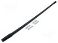 Antenna mast; 0.35m; M5,M6; outside; AM,FM; rubber mast 4CARMEDIA ANT.36.4