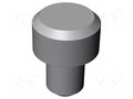 Assembly stud; Ø: 5mm; L: 6.8mm; black INGUN IGN-3161