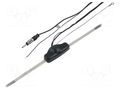 Antenna; inner; 0.28m; with amplifier; 2m 4CARMEDIA ANT.NS03