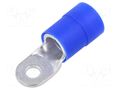 Tip: ring; M10; Ø: 11mm; 120mm2; crimped; for cable; insulated; blue ERKO KOE-10-120/20