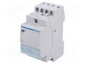 Contactor: 4-pole installation; 25A; 24VAC; NO x4; ESD; -10÷50°C HAGER ESD425