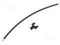Fiber for LED; Ø4.2mm; L: 127mm; round; Front: convex; SMFLP BIVAR SMFLP5.0