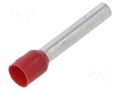 Tip: bootlace ferrule; insulated; copper; 4mm2; 18mm; tinned ERKO TE-4-18/100