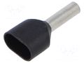 Tip: bootlace ferrule; insulated,double; copper; 1.5mm2; 8mm ERKO TV-1.5-8/100