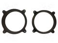 Spacer ring; MDF; 200mm; Lexus; impregnated; 2pcs. BASSER D.MDF.LEXUS06