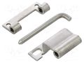 Hinge; stainless steel; Pin material: stainless steel RST ROZTOCZE 3.ST27.001SN