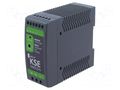 Power supply: switching; for DIN rail; 60W; 12VDC; 5A; 85÷264VAC BREVE TUFVASSONS KSE-06012P
