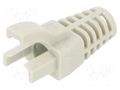 RJ45 plug boot; light grey MH CONNECTORS MHRJ45SRI-LG