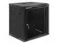 Enclosure: rack cabinet; Standard: 19"; 12U; black; Y: 600mm QOLTEC QOLTEC-54490