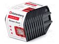 Container: cuvette; black; short; 118x98x70mm; 10pcs; KBISS12 KISTENBERG KBISS12-S411