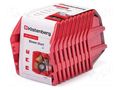 Container: cuvette; red; short; 187x158x114mm; 10pcs; KBISS20 KISTENBERG KBISS20-3020