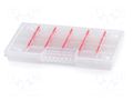 Container: collective; with partitions; transparent; NOR 30 KISTENBERG KNO30204T