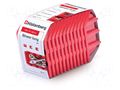 Container: cuvette; red; long; 120x77x60mm; 12pcs; KBILS12; BINEER KISTENBERG KBILS12-3020