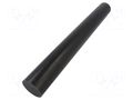 Rod; Ø: 60mm; L: 500mm; black; cast; Length tolerance: 0; +1mm; sleeve MITSUBISHI CHEMICAL ADV. MATERIALS 16091292B060050000
