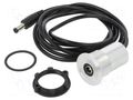 Transition: adapter cable; for panel mounting,rear side nut ONPOW POWER-JACK-01