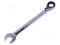 Wrench: combination spanner; rattle; 17mm KING TONY KT-373A17M