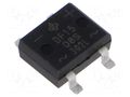 Bridge rectifier: single-phase; Urmax: 800V; If: 1.5A; Ifsm: 50A VISHAY DF1508S-E3/77