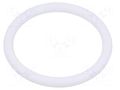 O-ring gasket; silicone; Thk: 2.5mm; Øint: 22mm; white; -60÷160°C ORING USZCZELNIENIA TECHNICZNE O-22X2.5-SI-WH