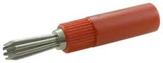 BANANA PLUG, SOLDER, RED 0299600000