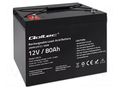 Re-battery: acid-lead; 12V; 80Ah; AGM; maintenance-free QOLTEC QOLTEC-53075