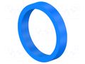 Sleeve; blue; for banana sockets STÄUBLI XAS-1R-23