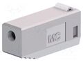 Accessories: case; white; Overall len: 15.5mm; Socket size: 2mm STÄUBLI KT205-29