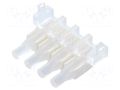 Fiber for LED; Ø2.8mm; L: 14mm; No.of mod: 4; Front: flat; H: 5mm BIVAR RLP4-200-500