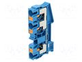 Splice terminal: rail; PT; 57A; 1kV; for DIN rail mounting; blue PHOENIX CONTACT PT10-TWINBU
