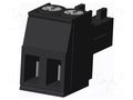 Connector: pluggable terminal block; plug; female; 10A; 300V; PA66 AMPHENOL ANYTEK TJ0211030000G