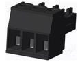 Connector: pluggable terminal block; plug; female; 10A; 300V; PA66 AMPHENOL ANYTEK TJ0331030000G