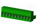 Connector: pluggable terminal block; plug; female; 12A; 300V; 1x10 AMPHENOL ANYTEK TJ1051530000G