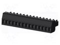 Connector: pluggable terminal block; plug; female; 10A; 300V; PA66 AMPHENOL ANYTEK TJ1511030000G