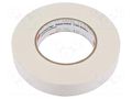 Tape: electrical insulating; W: 25mm; L: 55m; Thk: 0.177mm; white 3M 3M-27-25