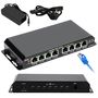Extralink KRATOS | PoE Switch | 7x Gigabit PoE, 1x Uplink RJ45, Power Supply 24V 2.5A, 60W, EXTRALINK EX.1025 5902560361025