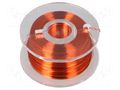 Silver plated copper wires; 0.1mm; orange; Cu,silver plated DONAU ELEKTRONIK D-LD10-7