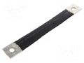 Braids; insulated earthing tape; 50mm2; Ø1: 11mm; Ø2: 11mm; 250A CONNECT IKT-050-200-1111-D