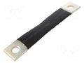 Braids; insulated earthing tape; 120mm2; Ø1: 17mm; Ø2: 17mm; 420A CONNECT IKT-120-200-1717-D