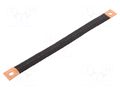 Braids; insulated earthing tape; 35mm2; Ø1: 11mm; Ø2: 11mm; 195A CONNECT IST-035-300-1111-D