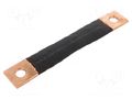 Braids; insulated earthing tape; 95mm2; Ø1: 17mm; Ø2: 17mm; 330A CONNECT IST-095-200-1717-D
