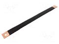 Braids; insulated earthing tape; 95mm2; Ø1: 17mm; Ø2: 17mm; 330A CONNECT IST-095-500-1717-D
