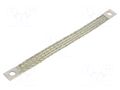 Braids; earthing tape; 16mm2; Ø1: 9mm; Ø2: 9mm; 120A; L: 200mm; KT CONNECT KT-016-200-0909-D