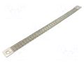 Braids; earthing tape; 50mm2; Ø1: 11mm; Ø2: 11mm; 250A; L: 400mm; KT CONNECT KT-050-400-1111-D