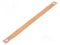 Braids; earthing tape; 10mm2; Ø1: 7mm; Ø2: 7mm; 75A; L: 200mm; ST CONNECT ST-010-200-0707-D