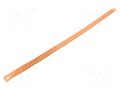 Braids; earthing tape; W: 20mm; 25mm2; Ø1: 9mm; Ø2: 9mm; 135A; L: 500mm CONNECT ST-025-500-0909-D