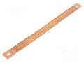 Braids; earthing tape; 35mm2; Ø1: 11mm; Ø2: 11mm; 195A; L: 300mm; ST CONNECT ST-035-300-1111-D